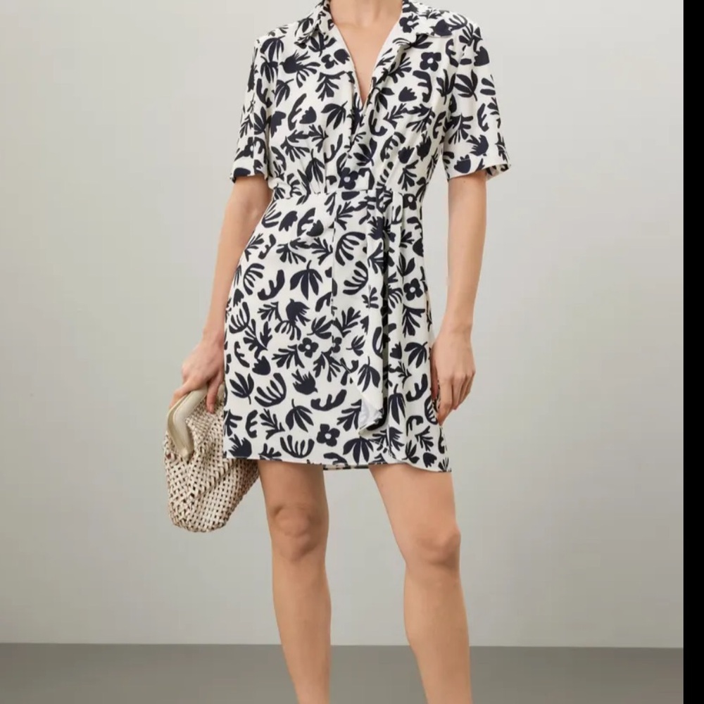 Donna Morgan Rent the Runway Summer Wrap Dress 12